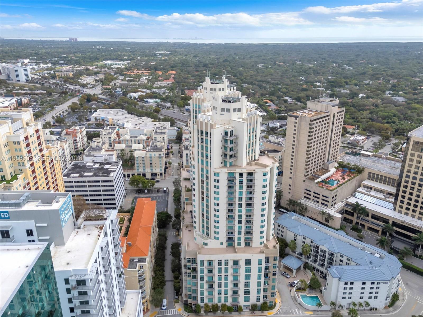 9066 Southwest 73rd Court, Unit 908 Miami, FL 33156 - Photo 42 of 46 an aerial view of city