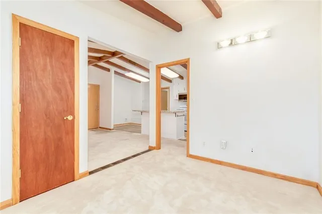 a view of empty room