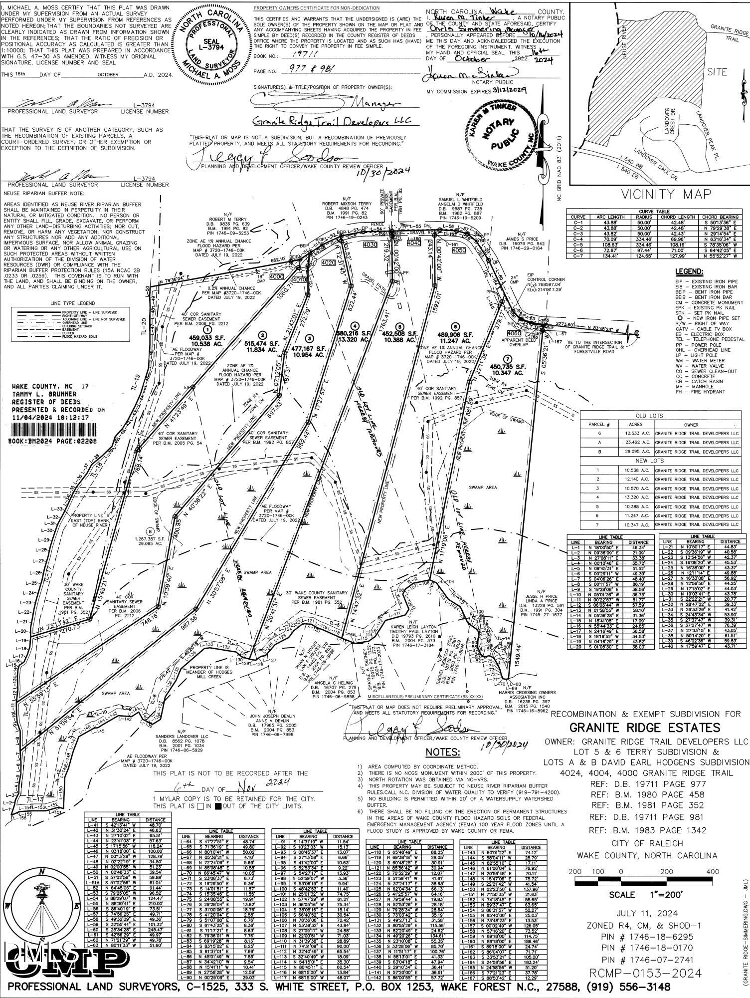 4010 Granite Ridge Trail Raleigh, NC 27616 - Photo 2 of 3 recorded map