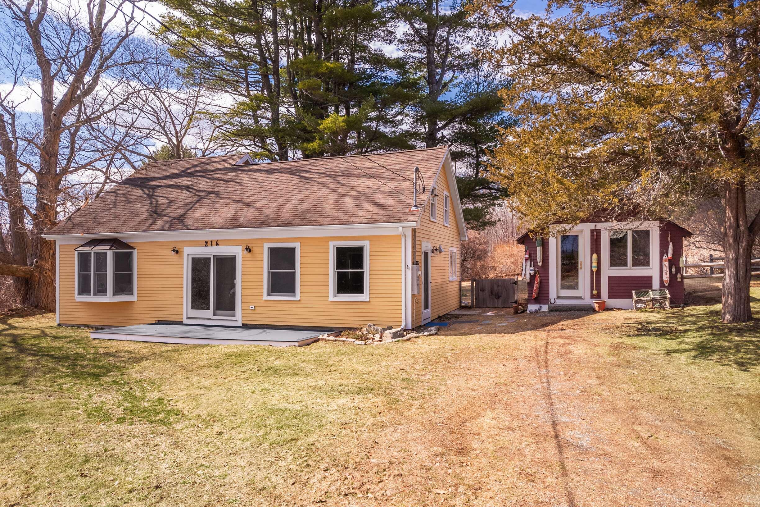 216 Ridge Road York, ME 03909 - Photo 27 of 27 Front angled view with surf shack.