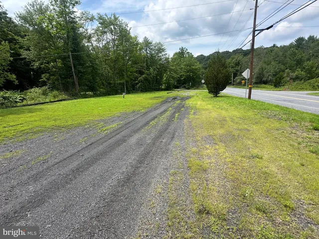 a view of outdoor space with a garden