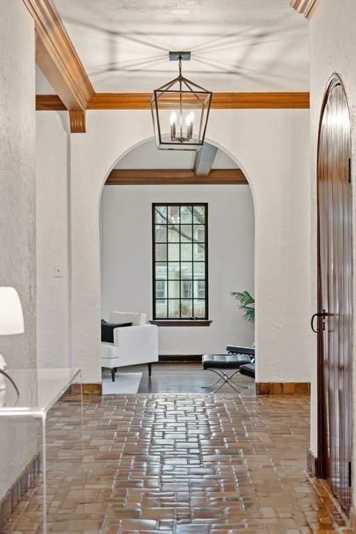 9 Penniman Road Brookline, MA 02445 - Photo 14 of 35 a view of empty room with wooden floor and fan
