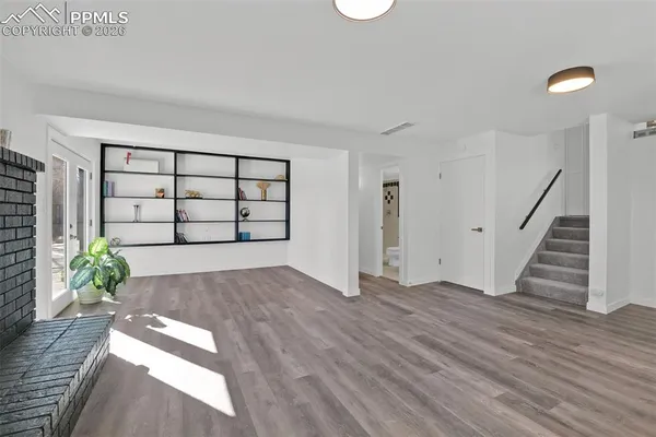 a view of an empty room