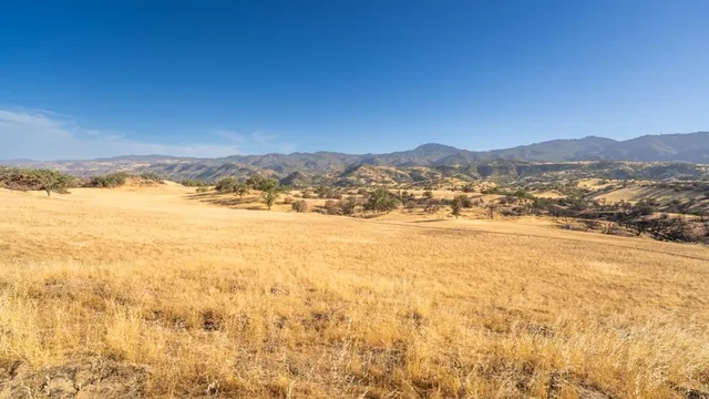 a view of a lake with a mountain in the background
