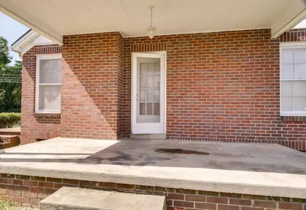 a view of front door of house