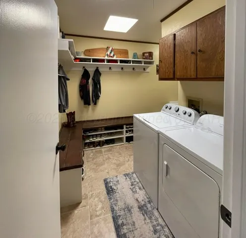 a view of a porch with furniture and garden