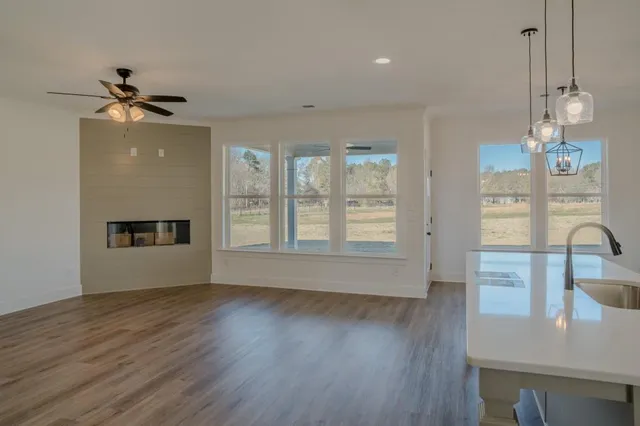 a view of an empty room