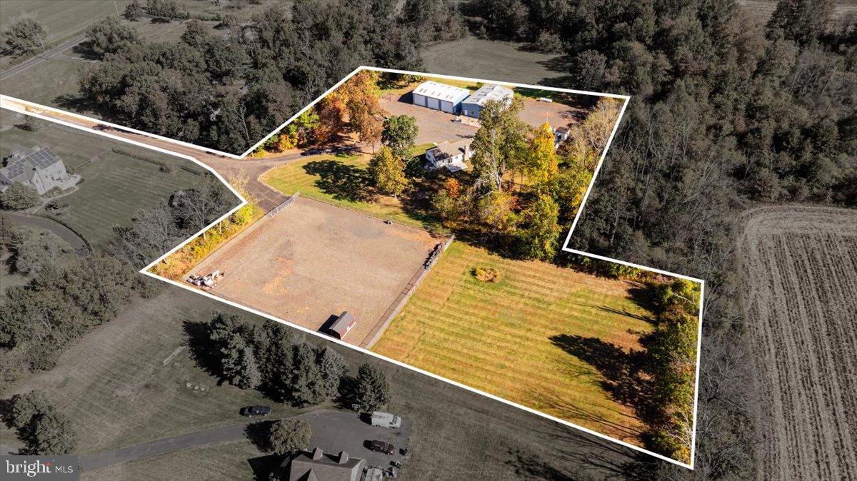 563 Deep Run Road Perkasie, PA 18944 - Photo 48 of 61 an aerial view of a residential house with a yard