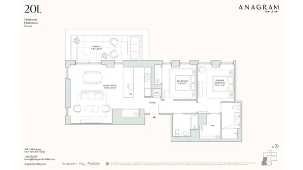 $14,800 | 300 East 50th Street, Unit 20L | Midtown East