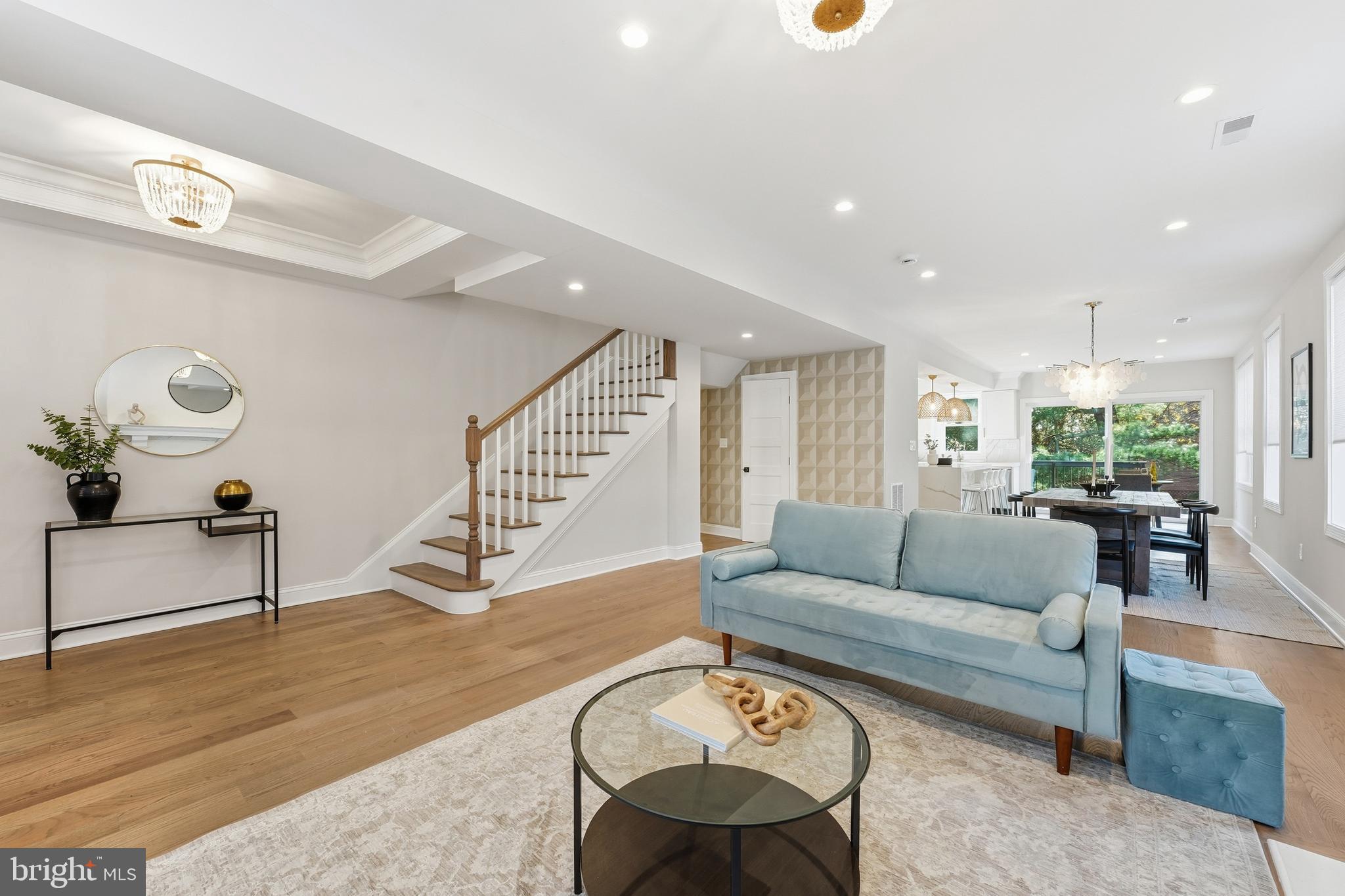 1524 Allison Street Northwest Washington, DC 20011 - Photo 6 of 85 a living room with furniture and wooden floor
