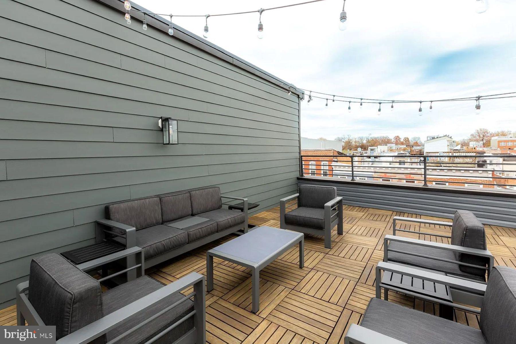 1702 Light Street, Unit 203 Baltimore, MD 21230 - Photo 10 of 14 a roof deck with couch