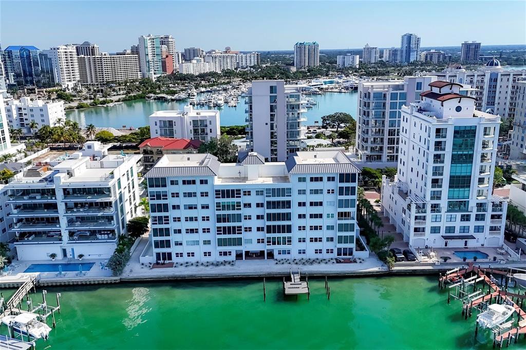 226 Golden Gate Point, Unit 32 Sarasota, FL 34236 - Photo 48 of 60 a view of a city and tall buildings
