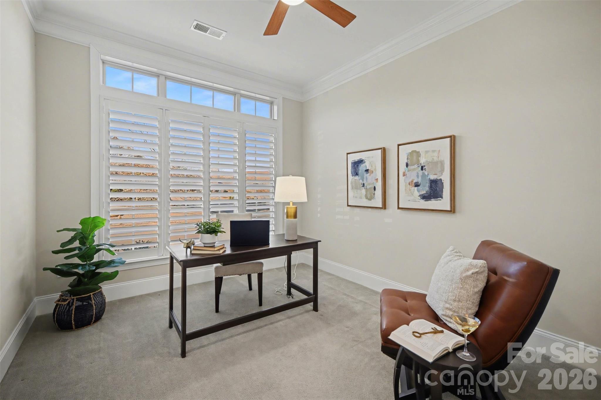 15828 Vale Ridge Drive Charlotte, NC 28278 - Photo 4 of 33 a view of a workspace with furniture