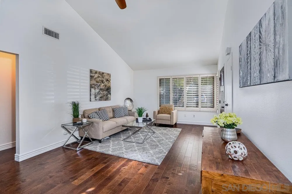 749 Nob Circle Vista, CA 92084 - Photo 5 of 23 a living room with furniture and wooden floor