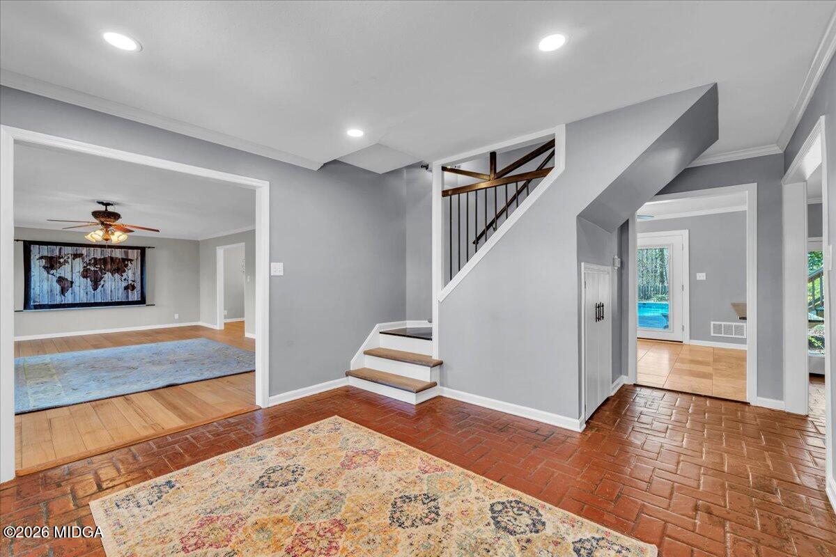 5256 Rivoli Drive Macon, GA 31210 - Photo 6 of 91 a view of an entryway with wooden floor