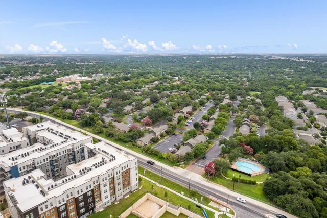 a view of city and mountain