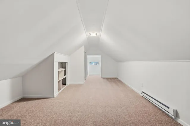 an empty room with a natural light