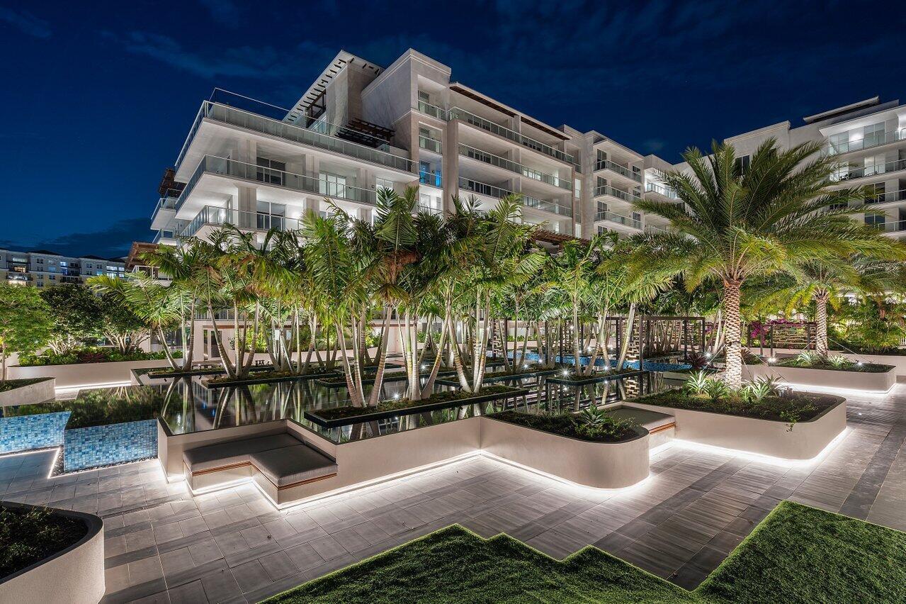 210 Southeast Mizner Boulevard, Unit 301 Boca Raton, FL 33432 - Photo 10 of 34 Alina - Amenity Deck - Evening