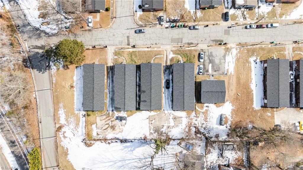 511 Saunders Place, Unit A & B High Point, NC 27260 - Photo 24 of 29 Aerial photo of the duplex at Saunders Place.