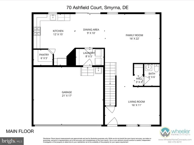 $419,900 | 70 Ashfield Court, Smyrna, DE 19977