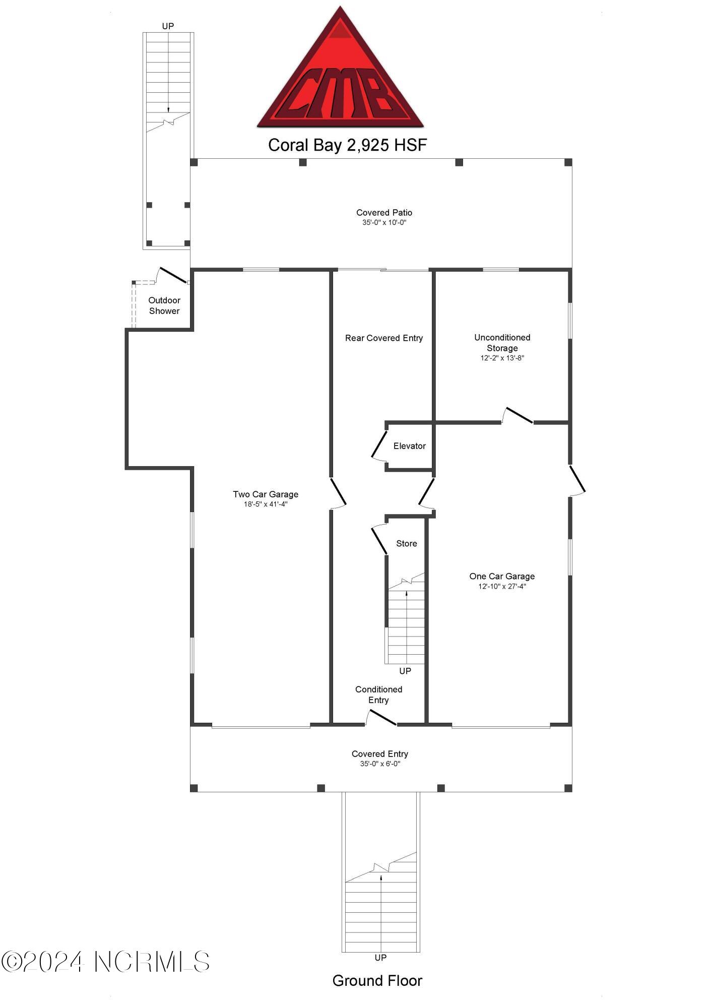 401 Salt Mdw Court Holly Ridge, NC 28445 - Photo 47 of 47 Coral Bay Floorplan_Page_3