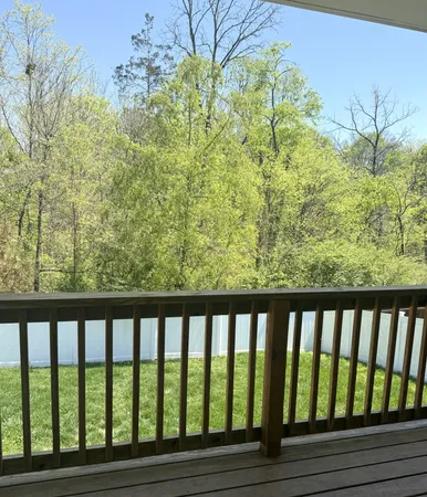 a view of a porch