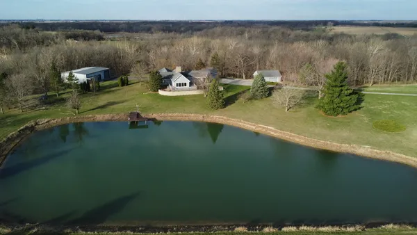 a view of a lake from a balcony