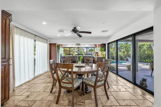 a outdoor space with furniture