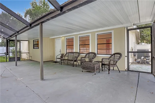 a view of a livingroom with patio