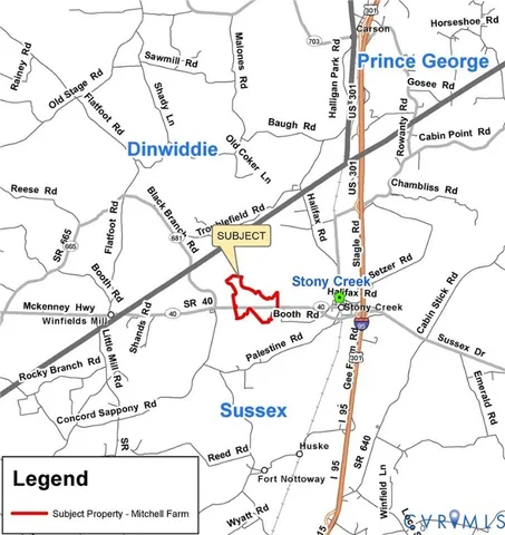 $1,595,000 | 0 Sussex Drive, Stony Creek, VA 23882