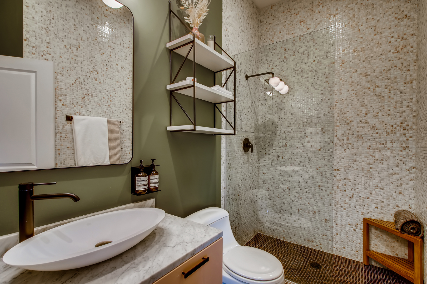 3744 West George Street, Unit D Chicago, IL 60618 - Photo 24 of 30 a bathroom with a toilet and a sink