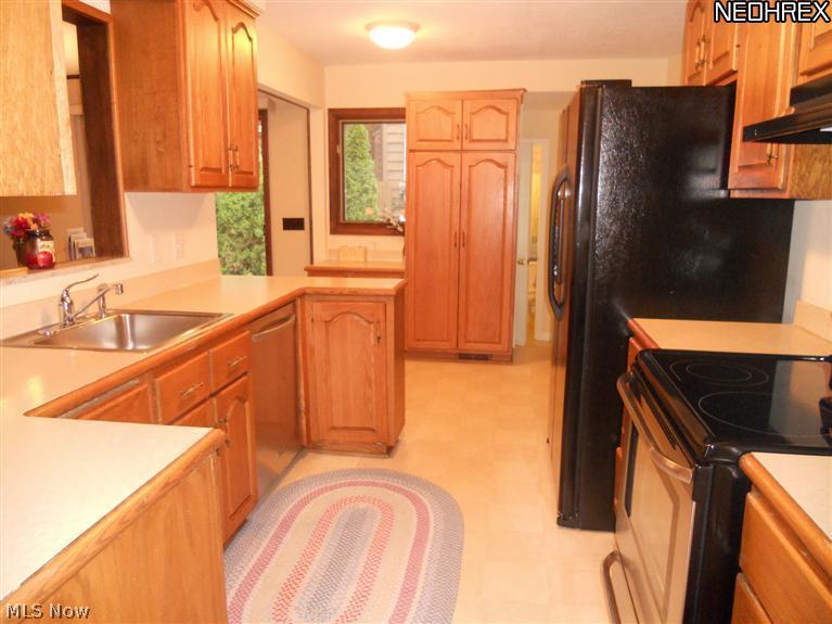 1945 Temblethurst Road South Euclid, OH 44121 - Photo 4 of 15 Updated Kitchen with New Stainless Steel Appliances in 2012, Loads of Cabinets, Pantry, Dinette Area with Sliding Glass Doors to Patio