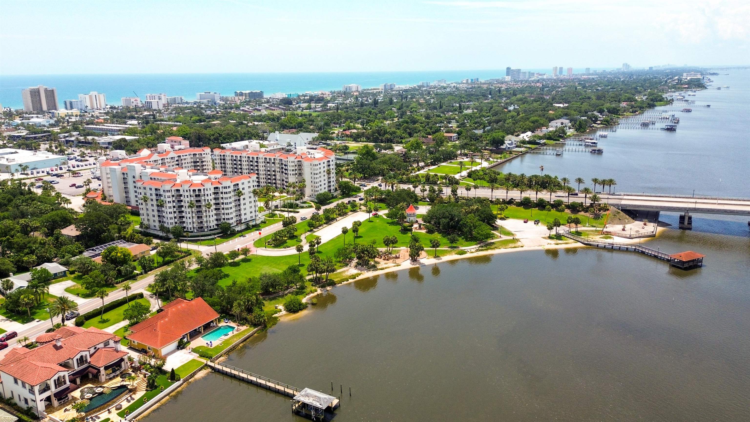 1 John Anderson Drive, Unit 218 Ormond Beach, FL 32176 - Photo 45 of 69 an aerial view of multiple house