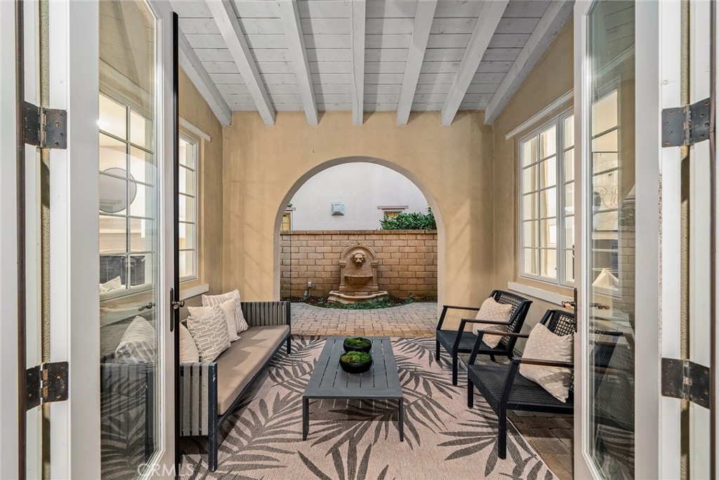 46 Silhouette Irvine, CA 92603 - Photo 15 of 42 a view of a dining room with furniture window and outside view