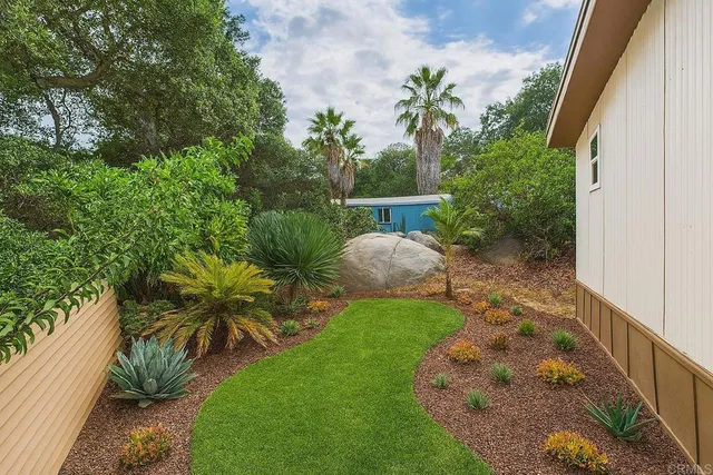 a view of outdoor space and deck