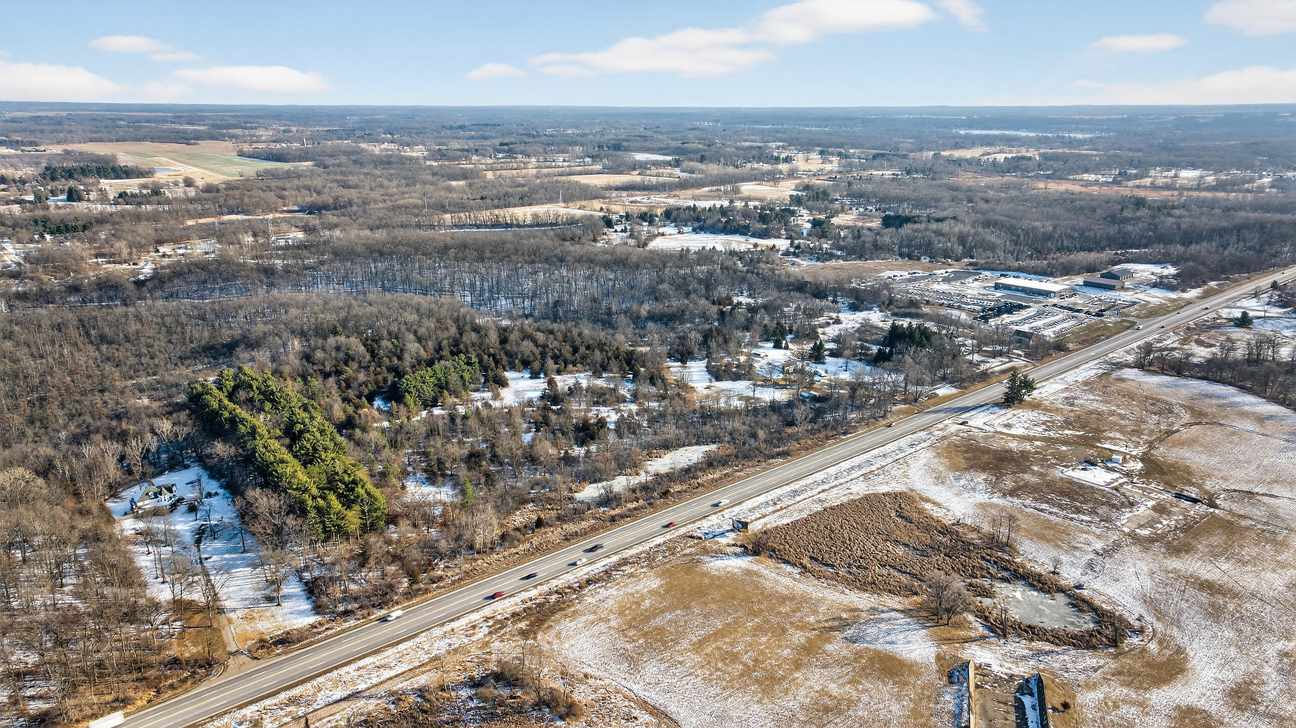 7345 South Meridian Road Clarklake, MI 49234 - Photo 5 of 13 002_7345 S Meridian Clarklake MI (Aerial