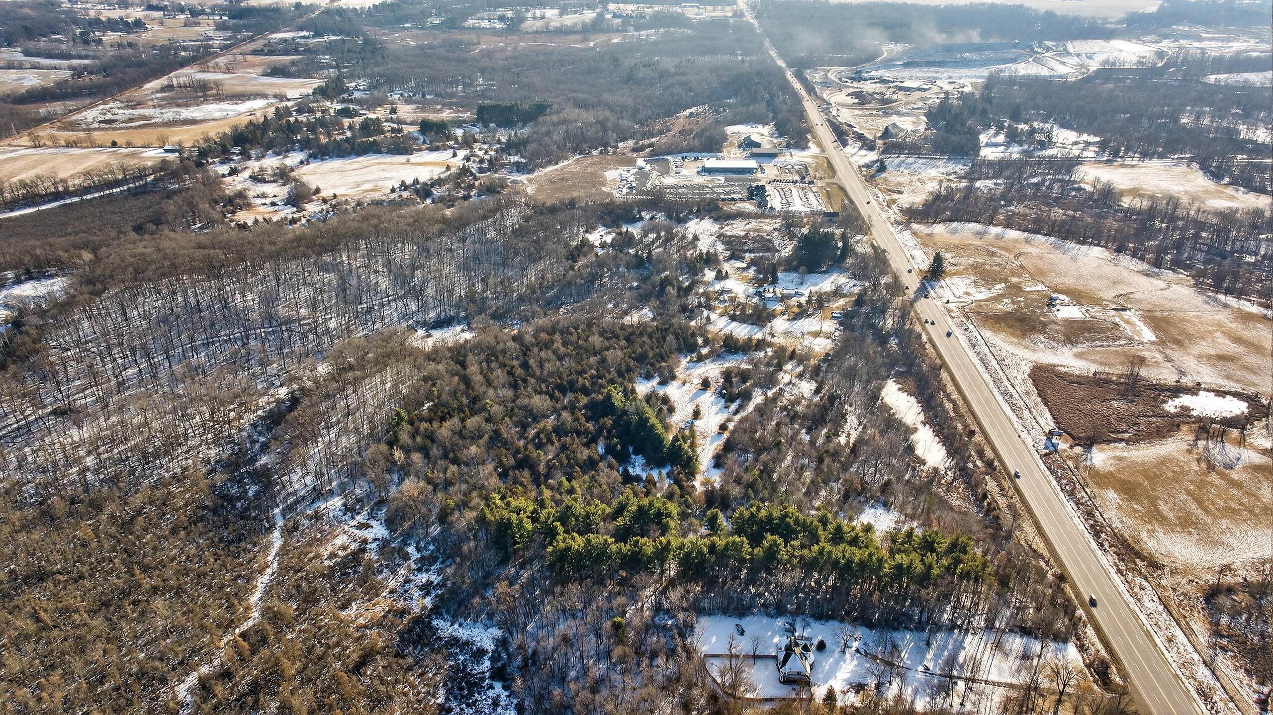 7345 South Meridian Road Clarklake, MI 49234 - Photo 6 of 13 003_7345 S Meridian Clarklake MI (Aerial