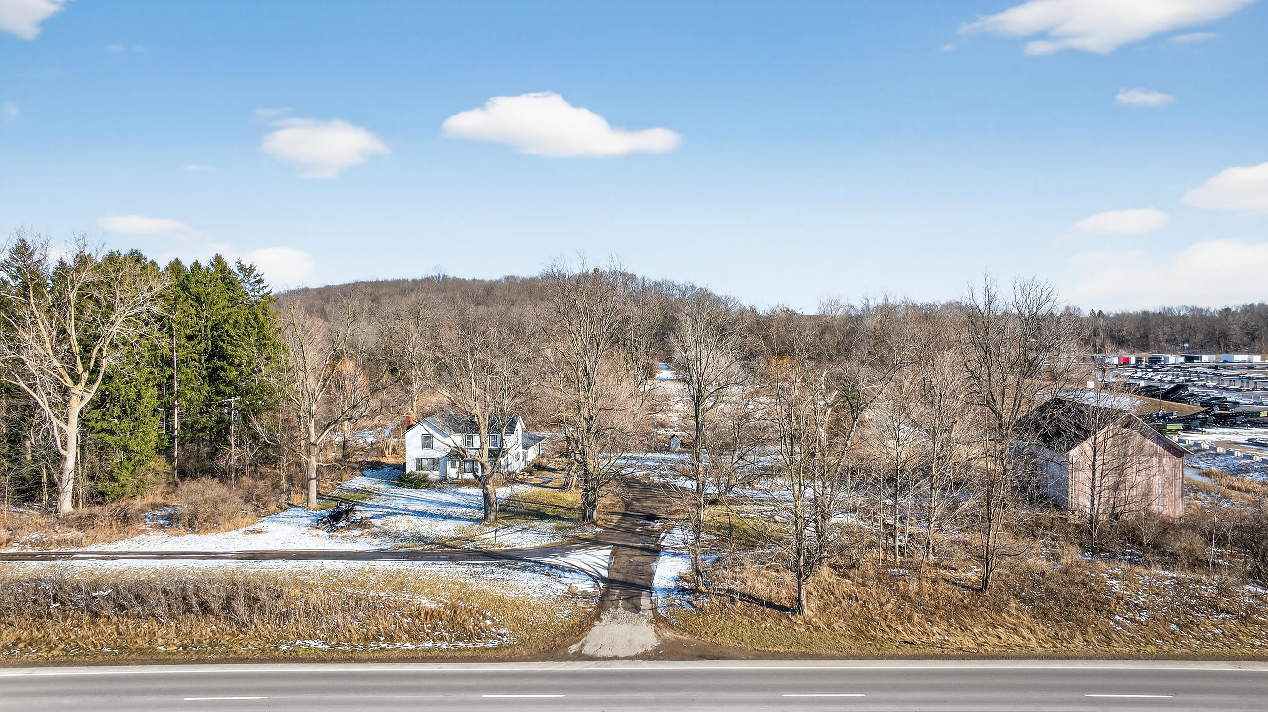 7345 South Meridian Road Clarklake, MI 49234 - Photo 8 of 13 005_7345 S Meridian Clarklake MI (Aerial