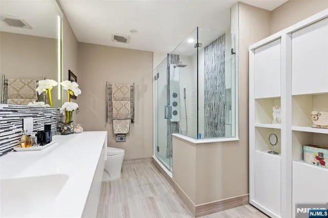 a very nice looking room with a large window