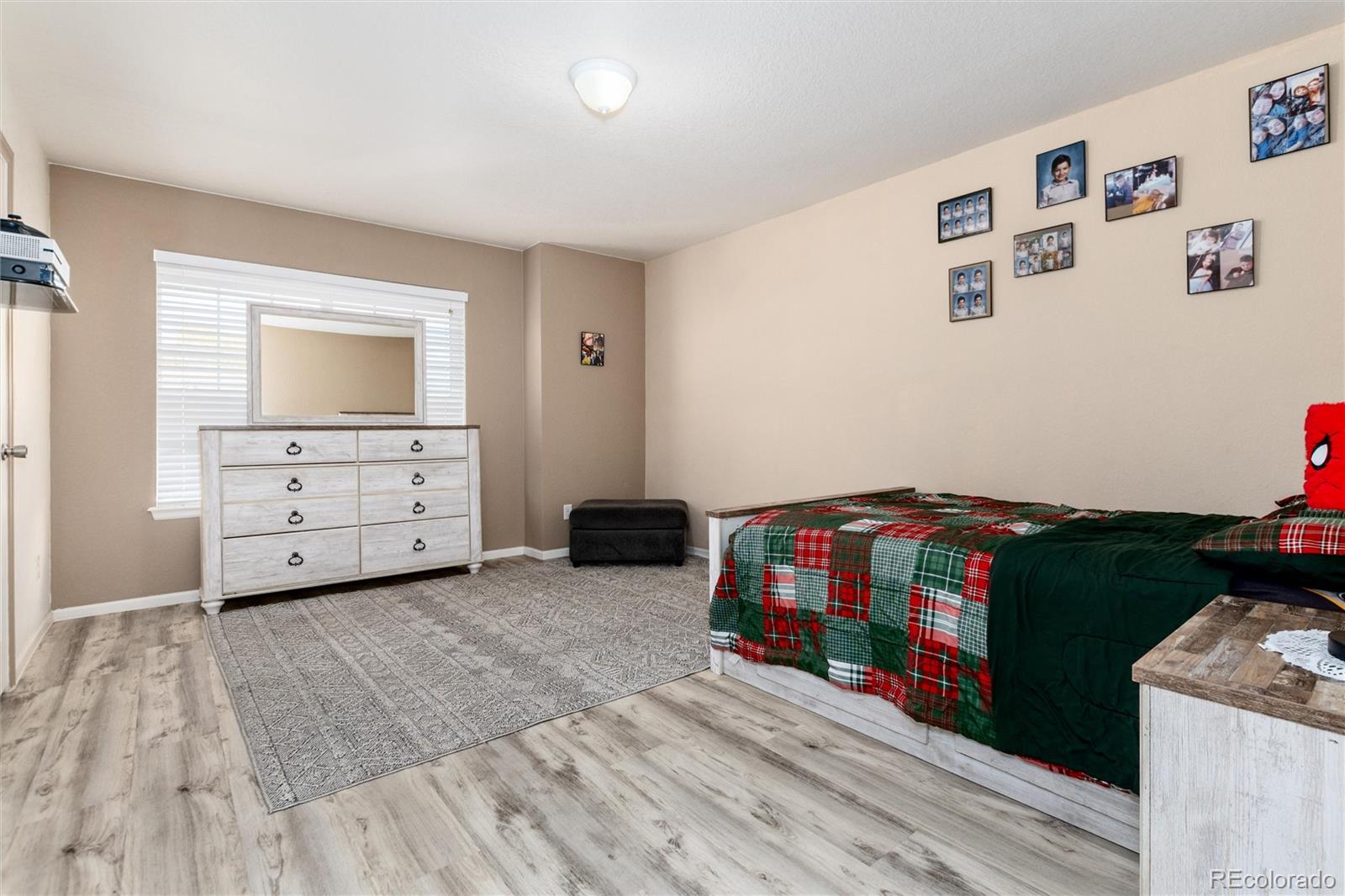 5293 Malaya Street Denver, CO 80249 - Photo 26 of 44 a bedroom with furniture and a dresser