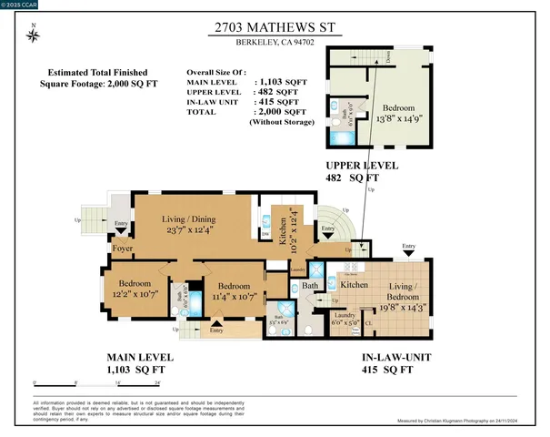 $999,000 | 2703 Mathews Street, Berkeley, CA 94702