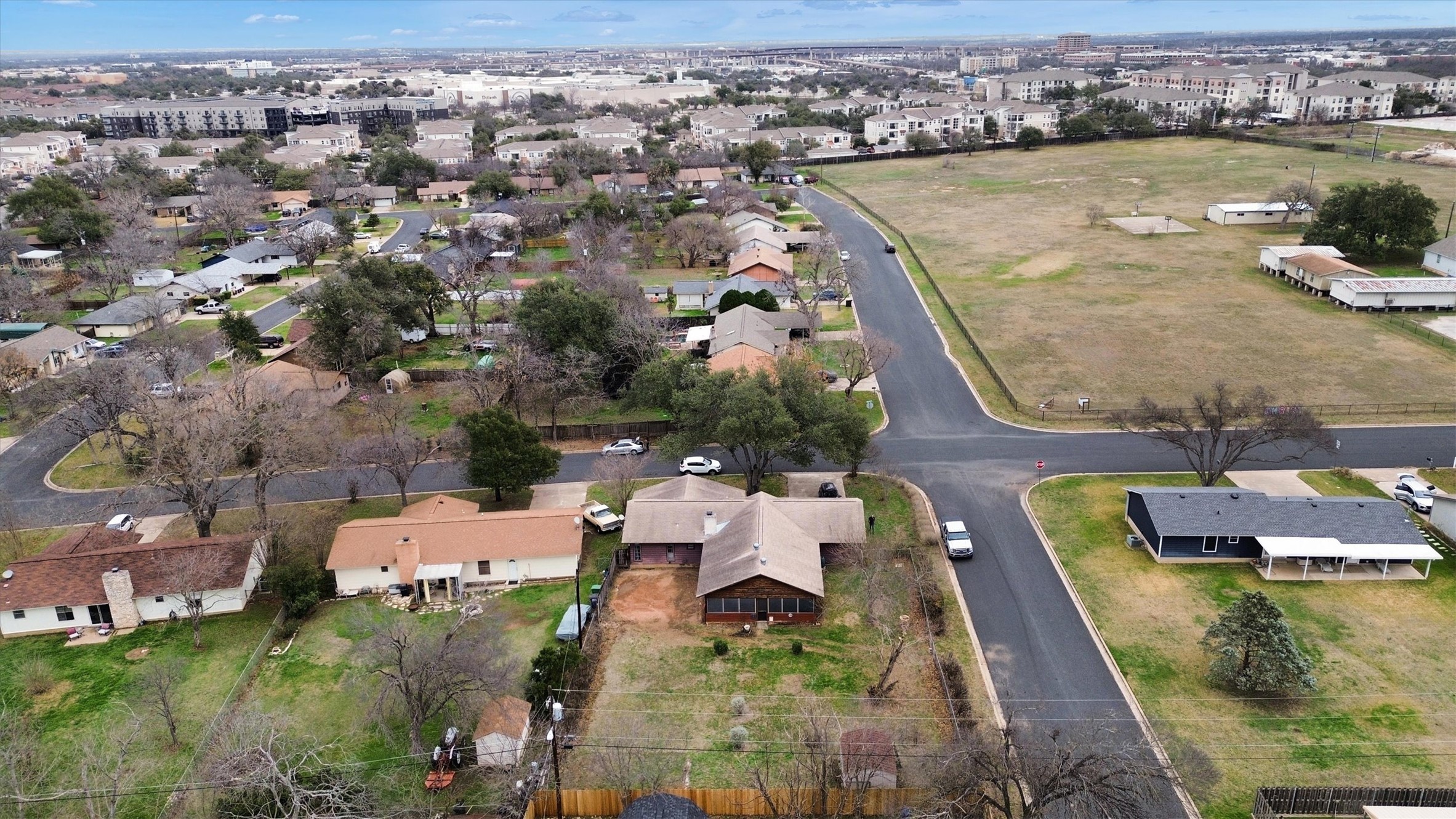3100 Blue Ridge Drive Cedar Park, TX 78613 - Photo 30 of 34 an aerial view of a house with a swimming pool