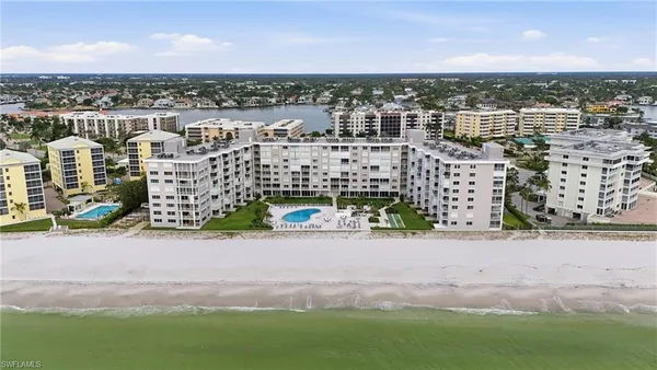 an aerial view of a city with lots of residential buildings
