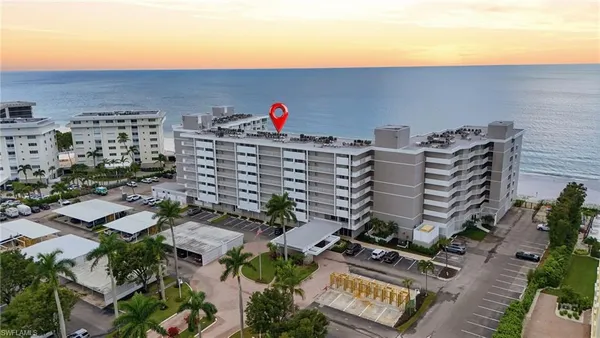 a view of a balcony with an outdoor space