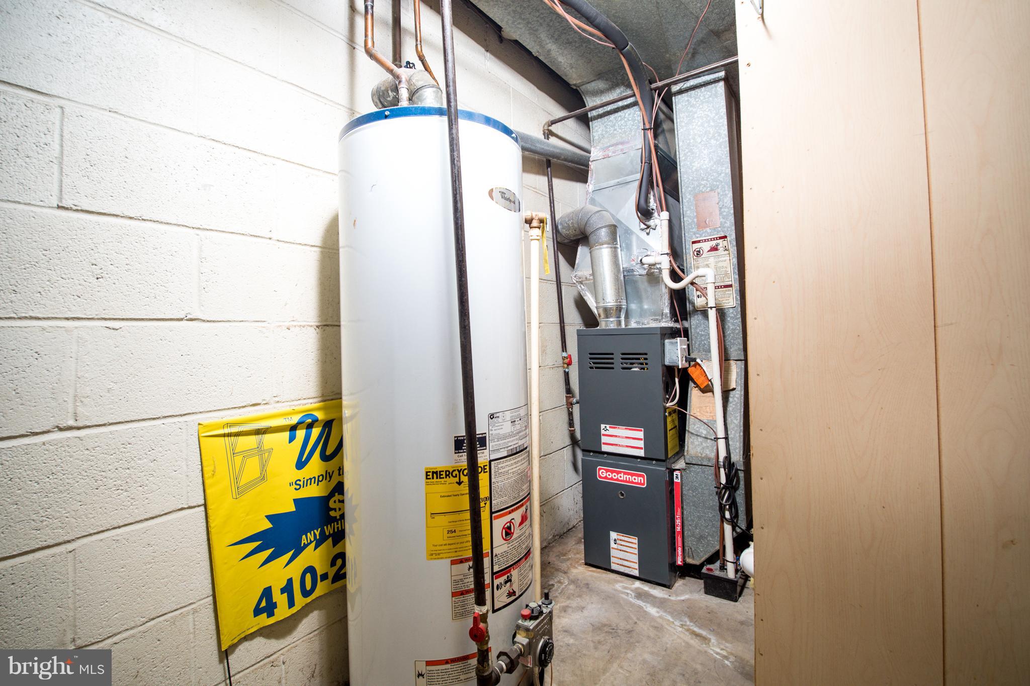 3639 Clarenell Road Baltimore, MD 21229 - Photo 20 of 24 Natural gas hot water heater and furnace.