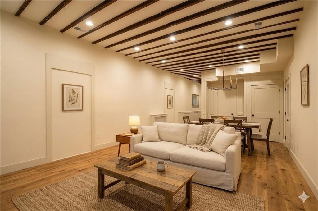 913 Smith Street Southwest Atlanta, GA 30310 - Photo 7 of 43 a living room with furniture and wooden floor