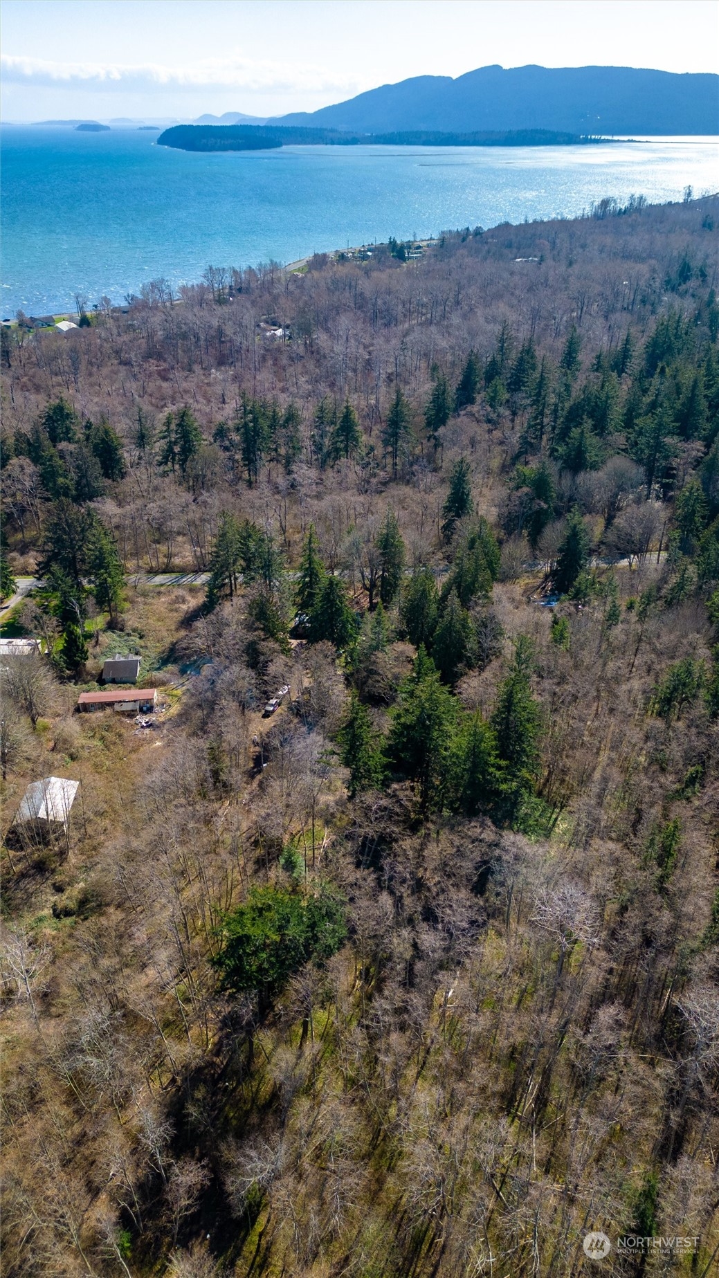 a view of city and mountain