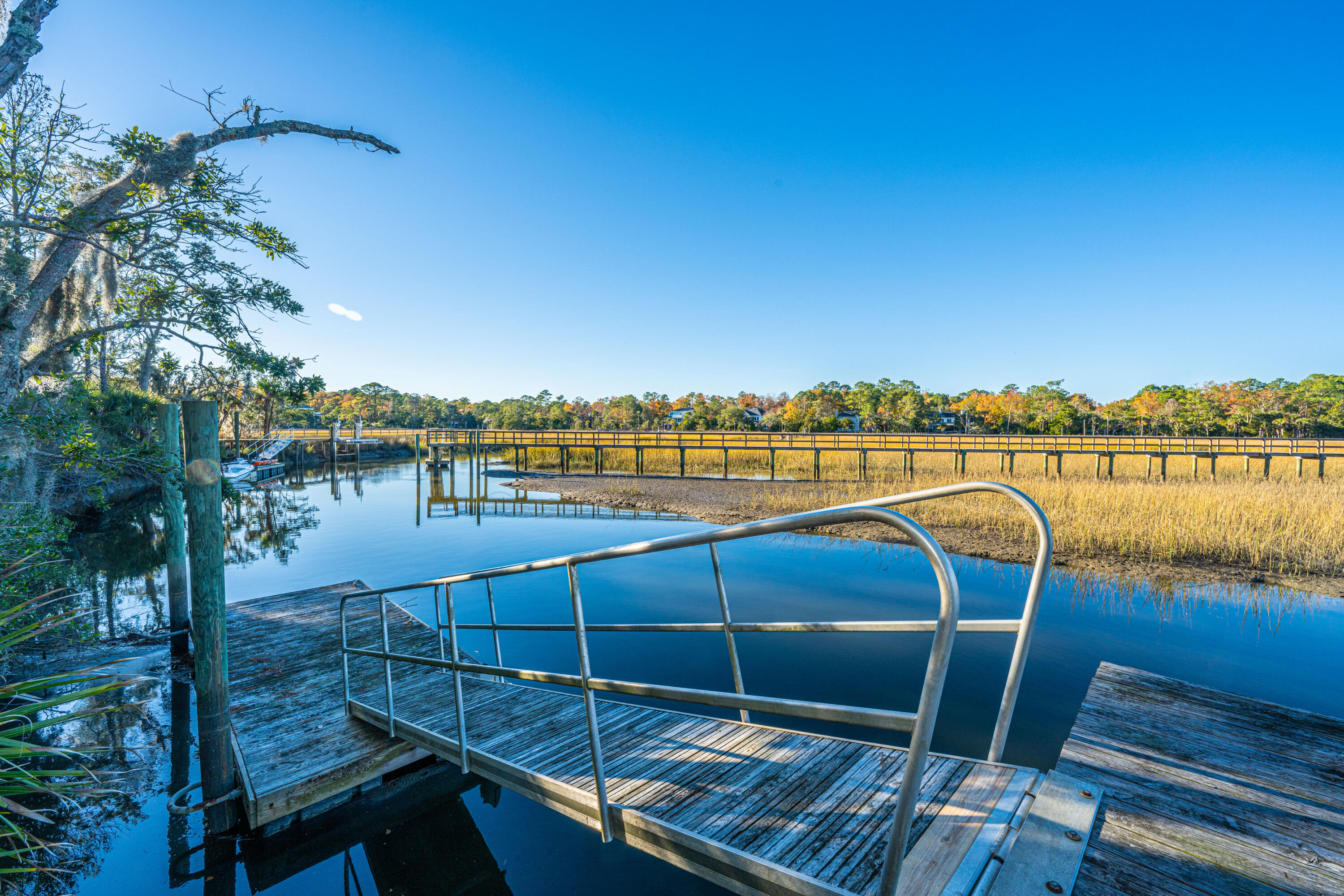 3496 Henrietta Hartford Road Mount Pleasant, SC 29466 - Photo 57 of 64 Gangway to Floating Dock