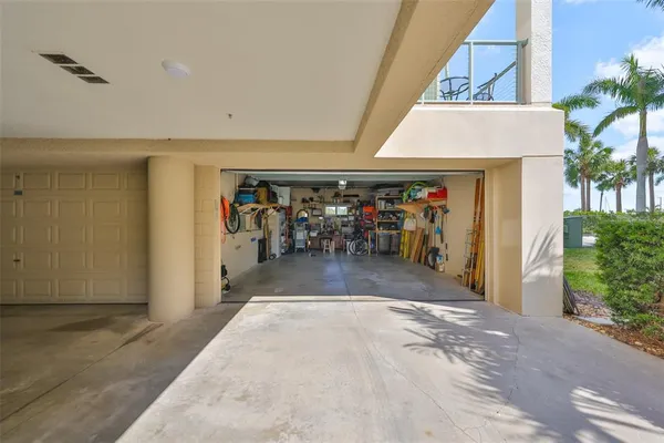 a view of a lake and outdoor space