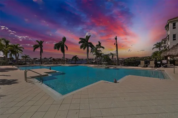 a view of an outdoor space with a patio